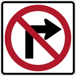 USA No Right Turn