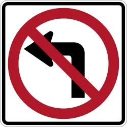 USA No Left Turn
