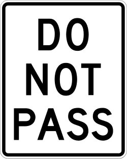 USA No Overtaking
