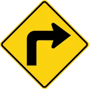 USA Turn Right Only