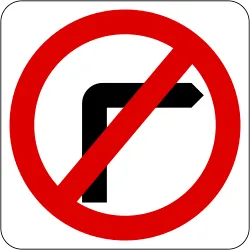 No Right Turn