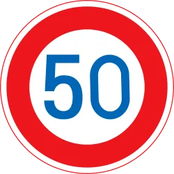 Japan Speed Limit (50)