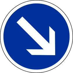 France Turn Left Only