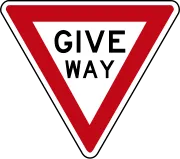 Australia Give Way / Yield