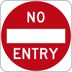 Australia No Entry