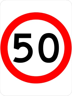 Australia Speed Limit (50)